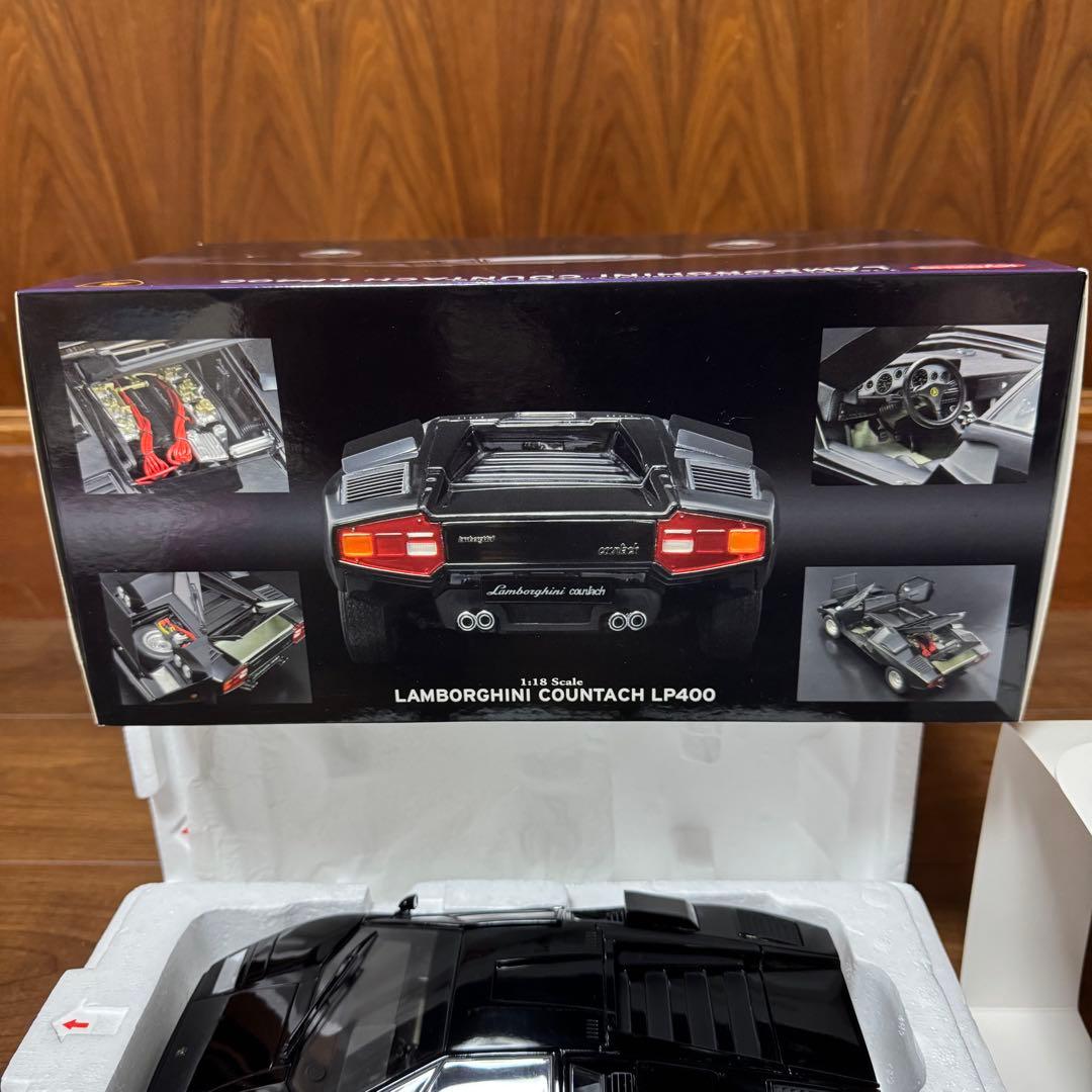 絶版未展示品 京商 1/18 ランボルギーニ カウンタックLP400 ブラック