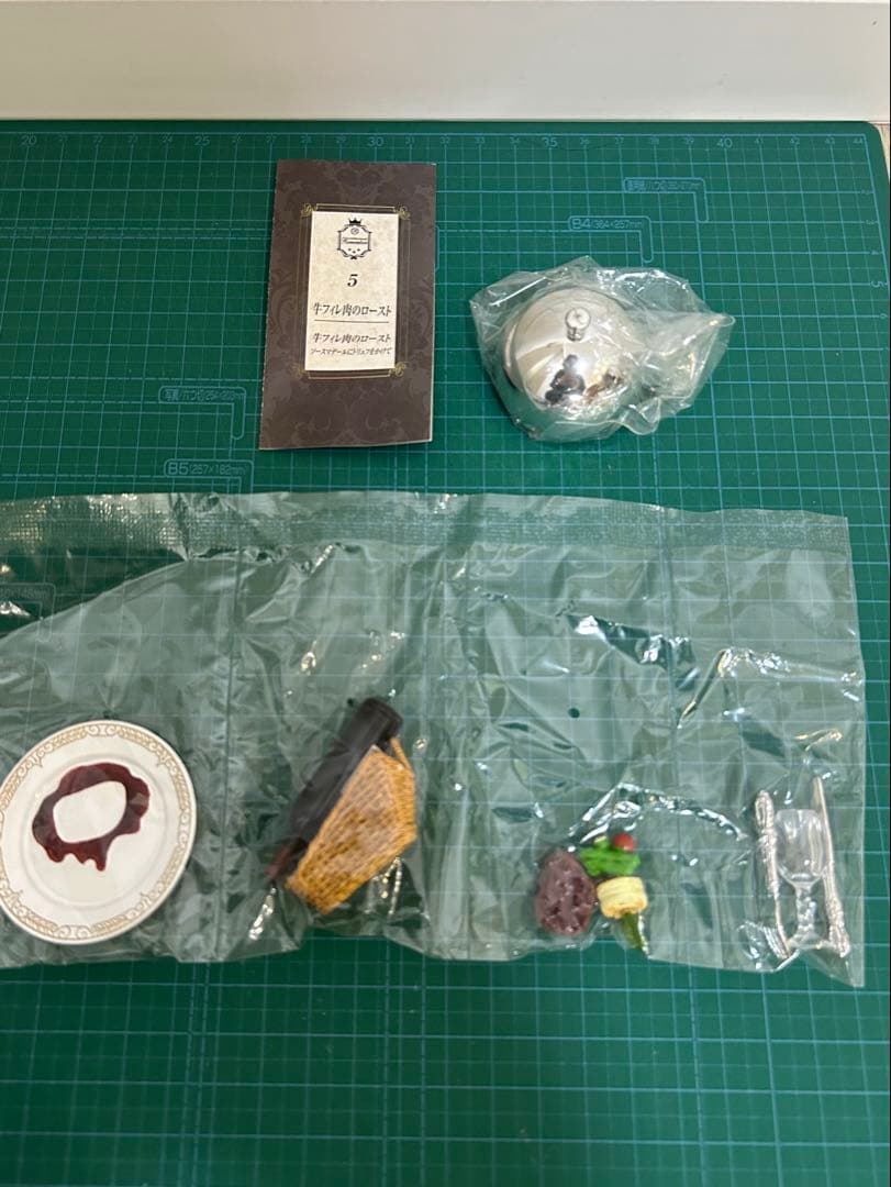 ⚫︎ミニチュア　 ⚫︎ぷちサンプルシリーズ『三ツ星レストラン』 コンプリート全８個