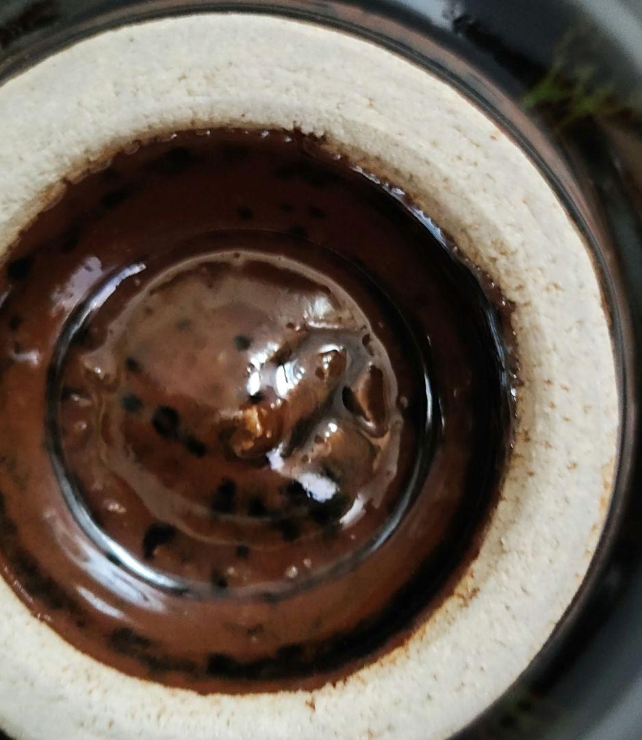 河井久　黒釉緑打掛茶碗　河井寛次郎　河井武一　民藝