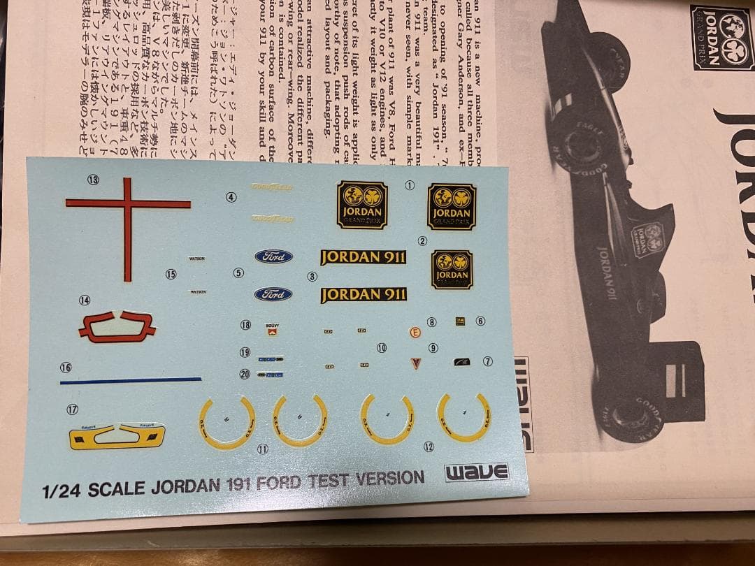 [WAVE] 1/24 JORDAN FORD 191 レジンキット