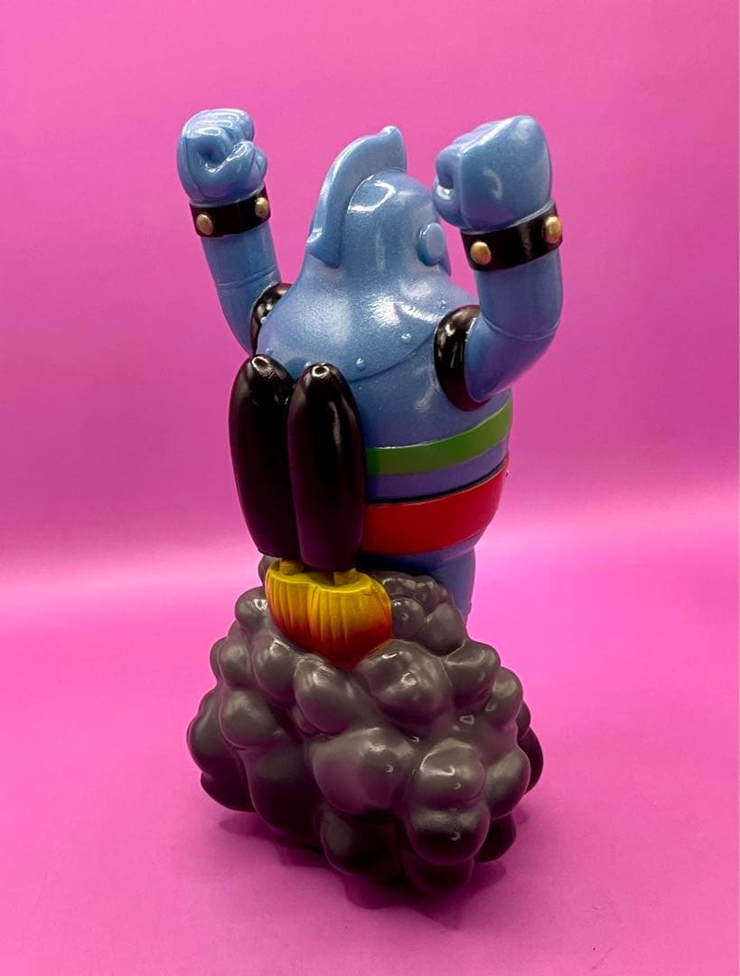 特価鉄人28号 1997年光文社プレゼント品 飛びポーズ貯金箱 ソフトビニール