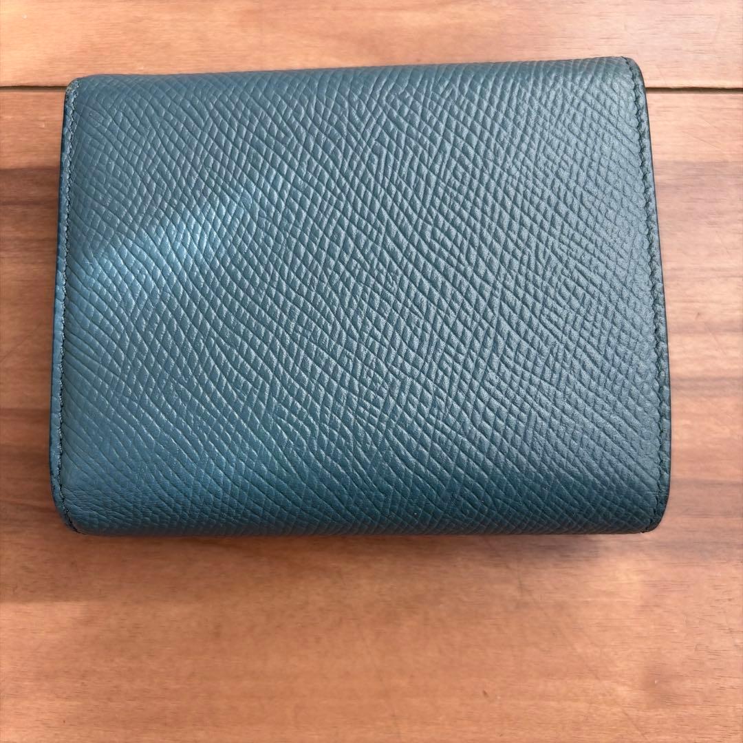 CELINE セリーヌ ブルー 財布 トリフォールド