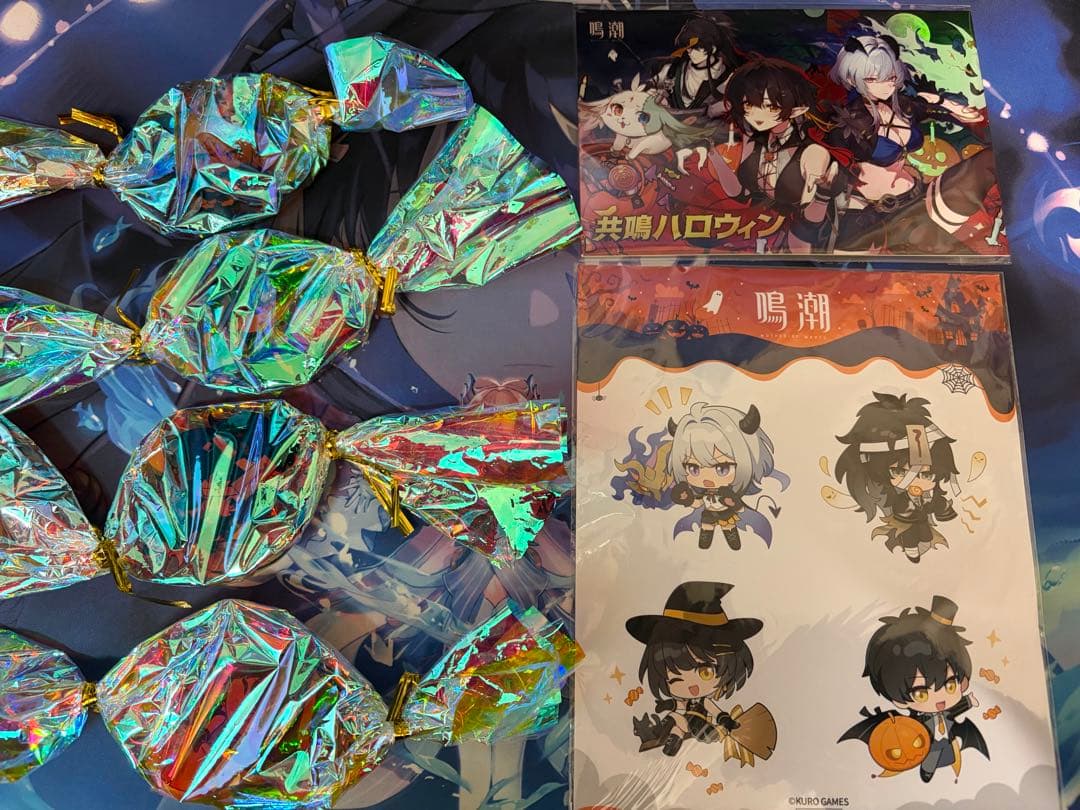 鳴潮 池ハロ　アクリルキーホルダー　ポストカード　ステッカー　セット