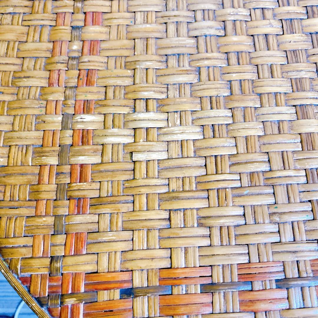 Michiko ラタン 丸テーブル とアスプルンド スツール セット