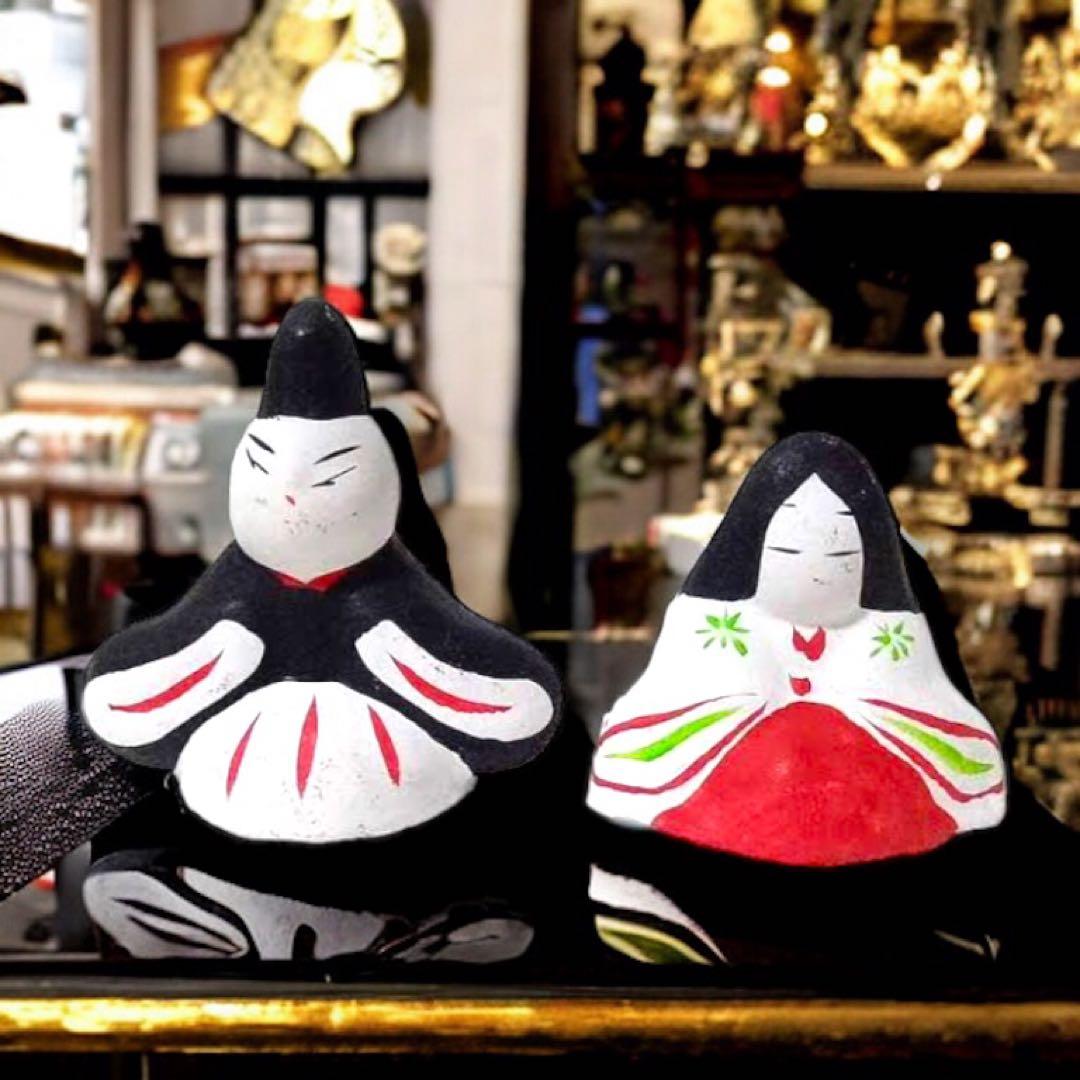 廃絶品 北条土人形 雛人形 ひな人形 加藤廉兵衛 れんべい人形 郷土玩具　民藝