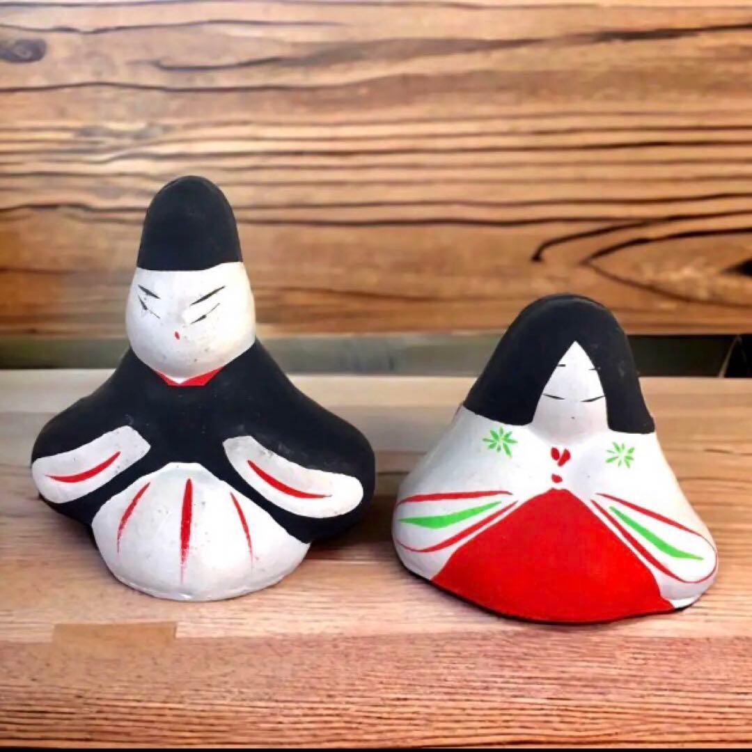 廃絶品 北条土人形 雛人形 ひな人形 加藤廉兵衛 れんべい人形 郷土玩具　民藝