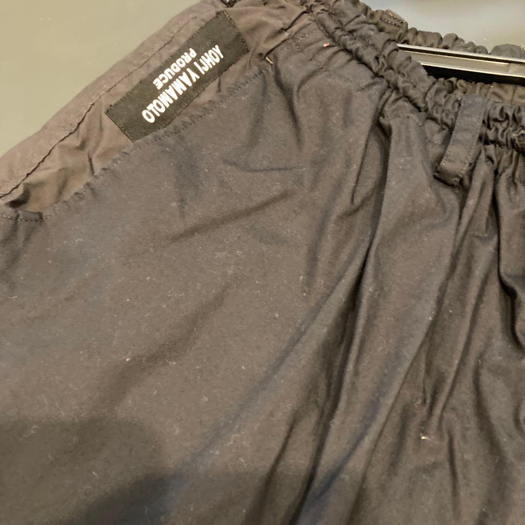 ヨウジヤマモトメンズ 黒 サルエルパンツ