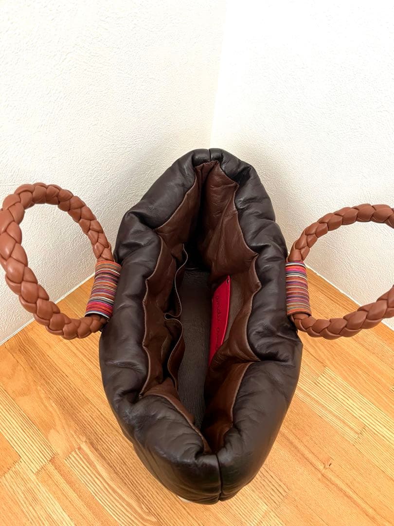 【andu amet】シープスキン　ハンドバッグ