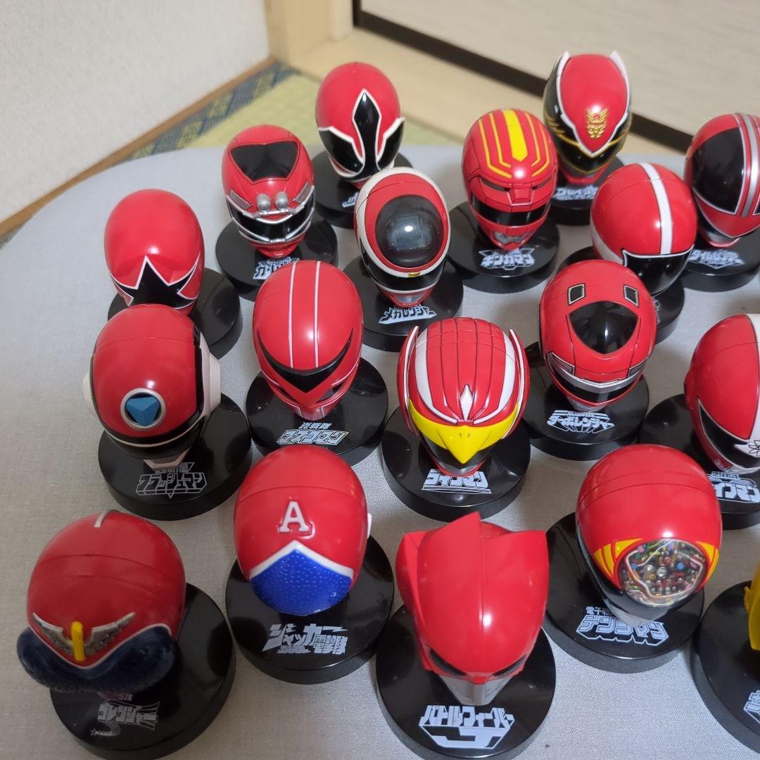 スーパー戦隊マスクコレクション　赤の伝説　30種セット　バラ売り不可