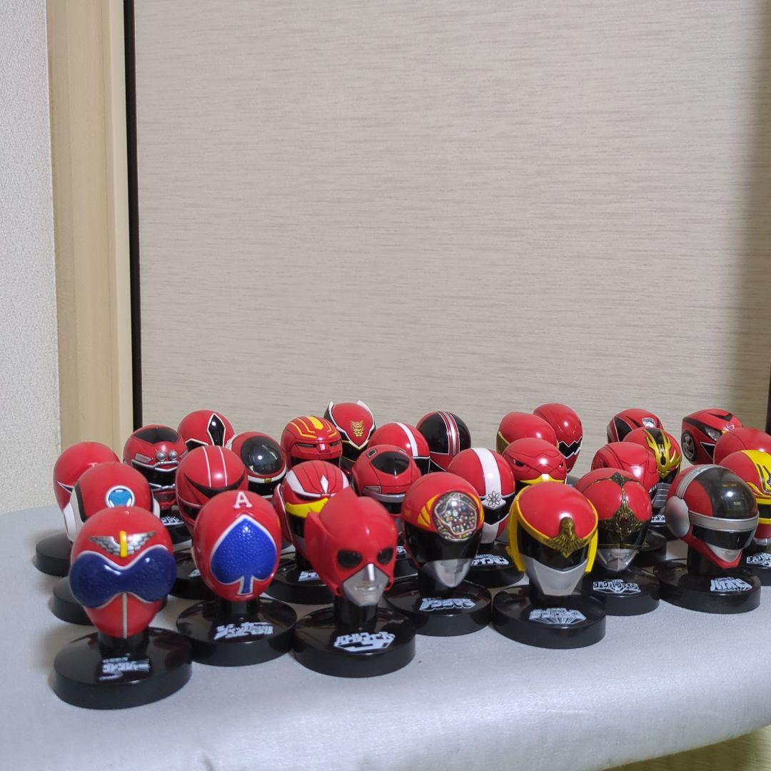 スーパー戦隊マスクコレクション　赤の伝説　30種セット　バラ売り不可