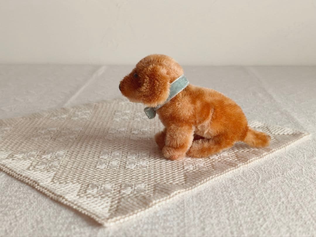 * vintage animal ❀ オレンジグラスアイ *ミニチュア ダックス