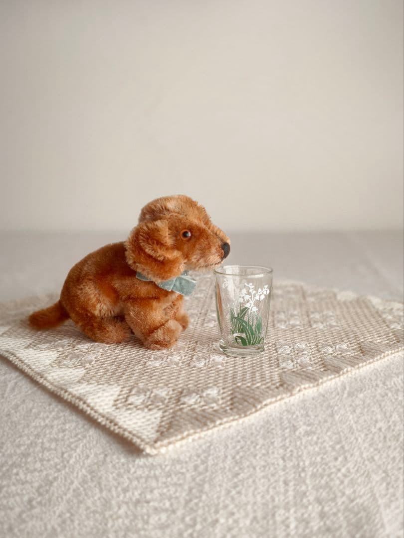 * vintage animal ❀ オレンジグラスアイ *ミニチュア ダックス