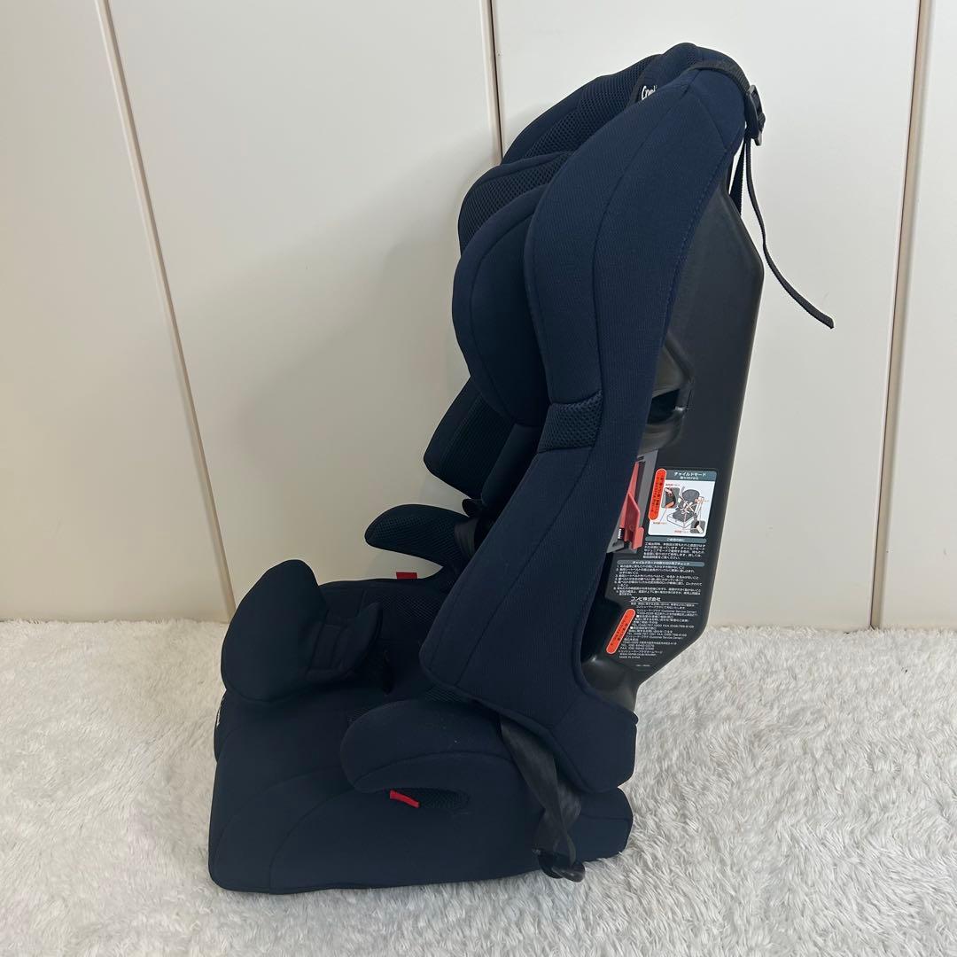 美品 コンビ ジョイトリップ エアスルー GH チャイルドシート ネイビー