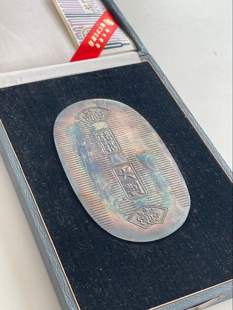 徳力謹製　純銀　大判 40g ケース付き