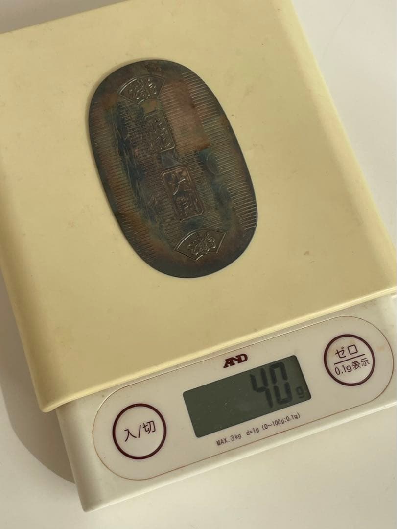 徳力謹製　純銀　大判 40g ケース付き