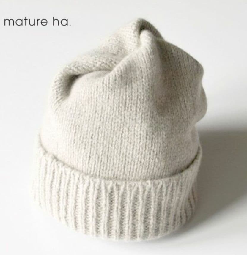 【mature ha.】マチュアーハ　ニット帽