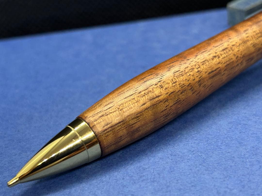 【早い者勝ち】ハワイアンコアカーリー　木軸ペン　加藤金属　ハンドメイド