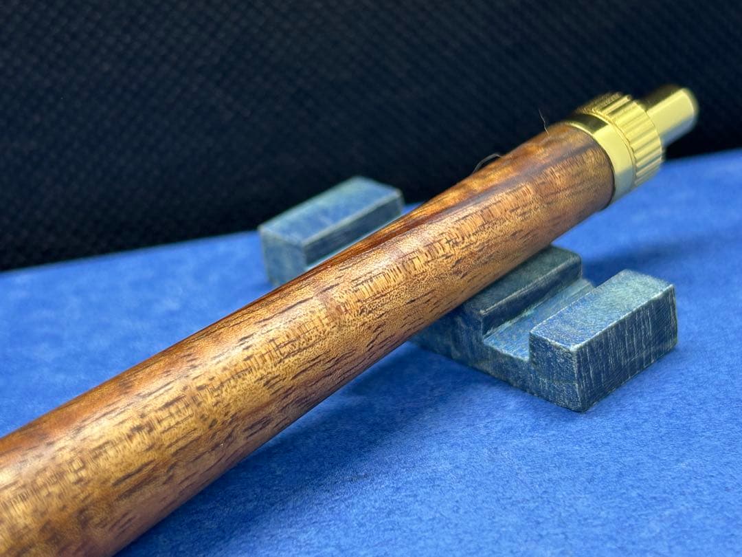 【早い者勝ち】ハワイアンコアカーリー　木軸ペン　加藤金属　ハンドメイド