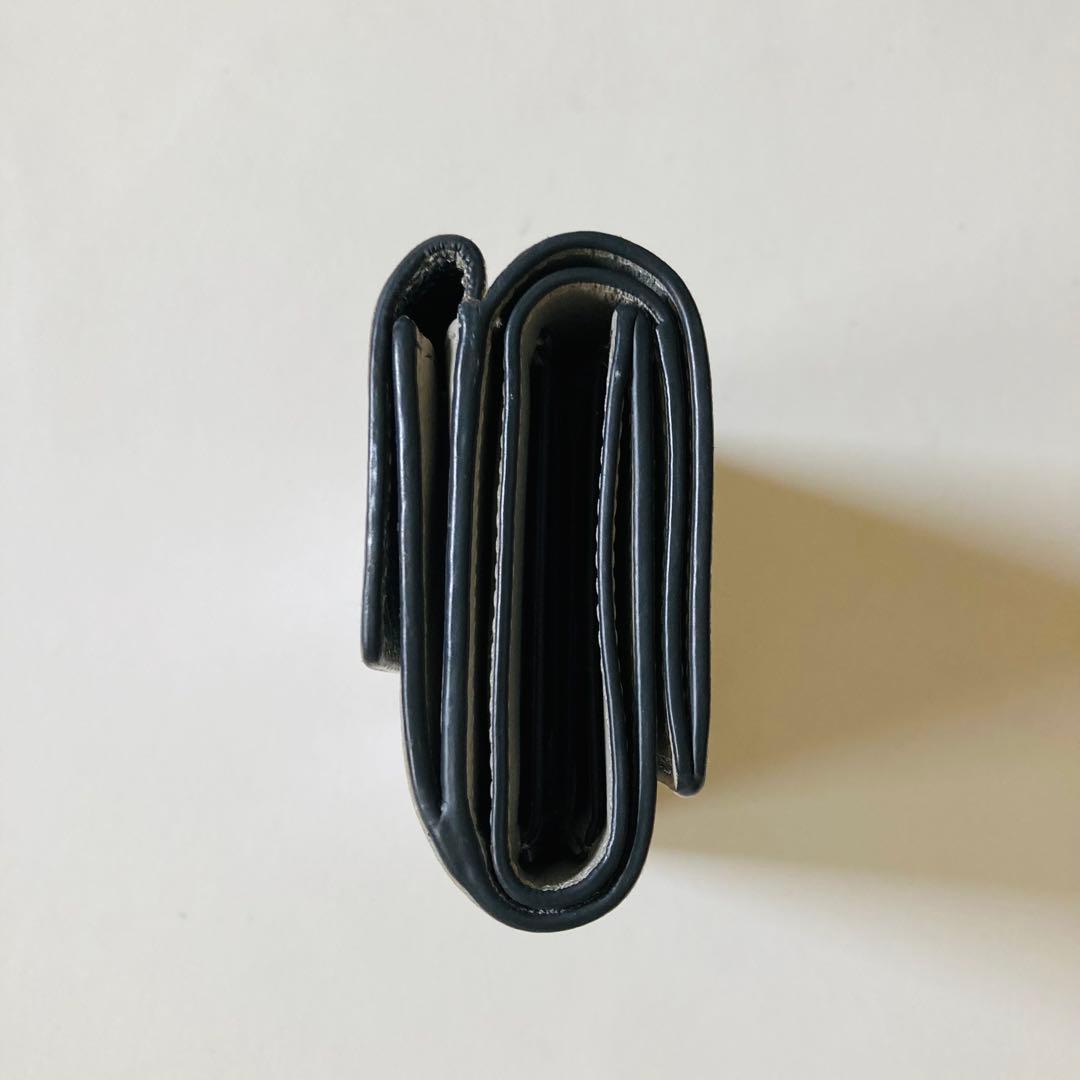 ANYA HINDMARCH アイズ　シルバー 三つ折り財布　ミニウォレット