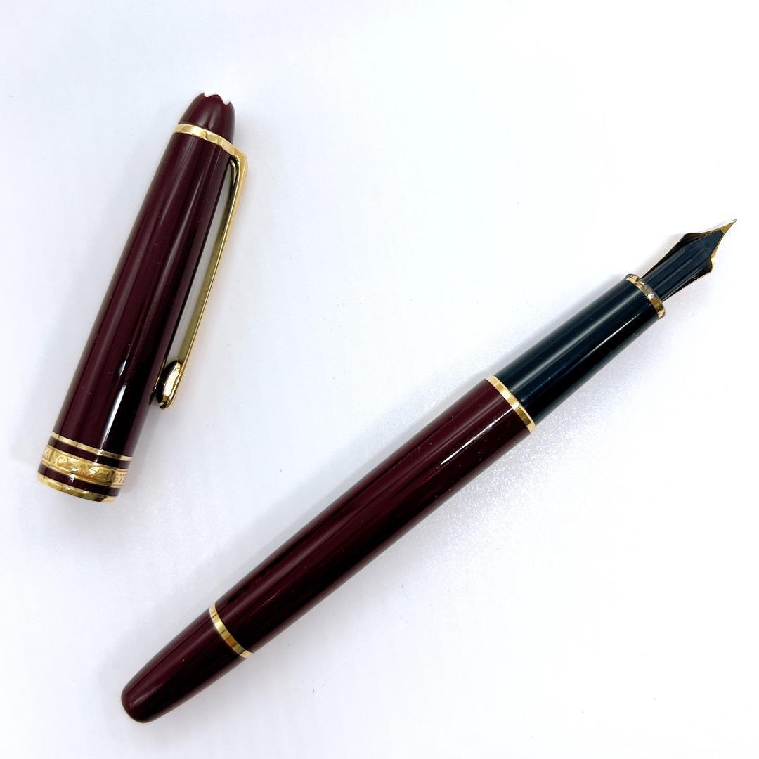 モンブラン マイスターシュテュック 万年筆 ワインレッド 14K 長さ133mm