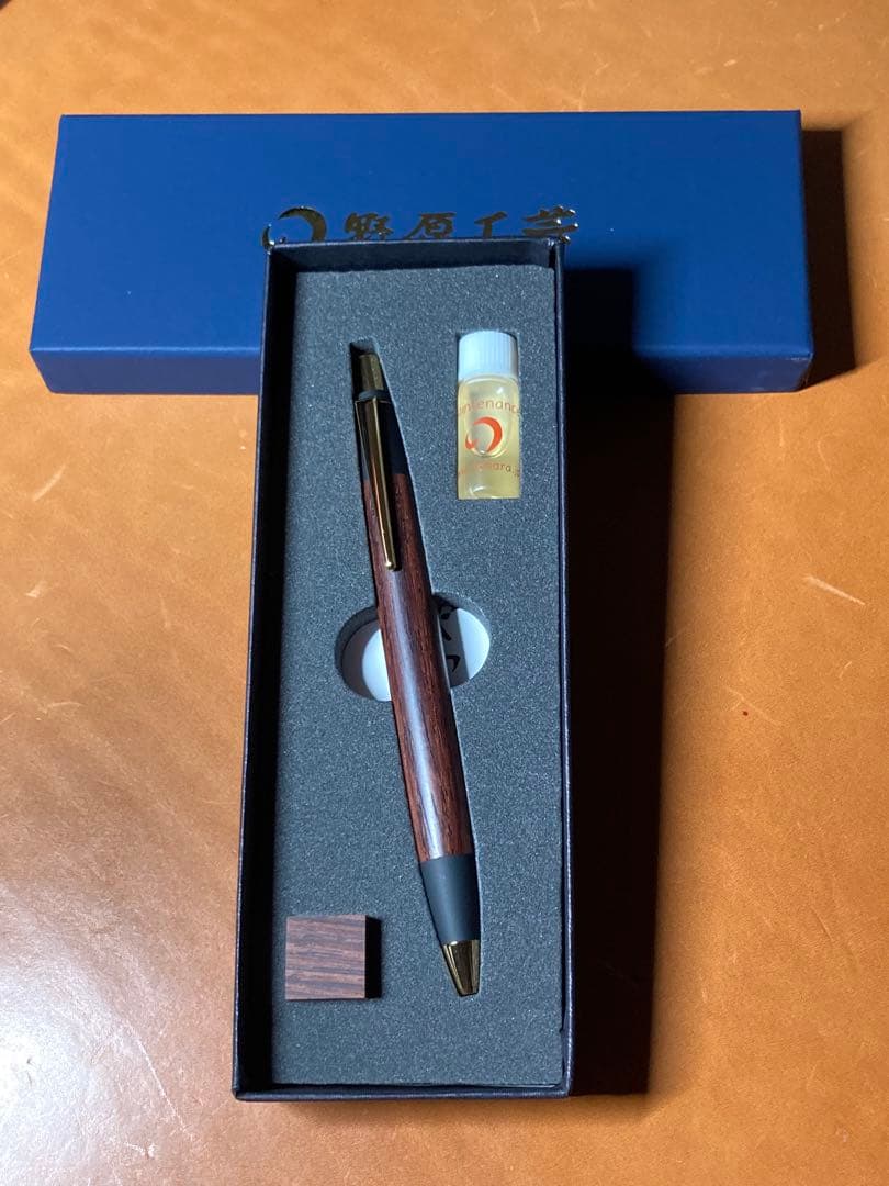 野原工芸 本紫檀　ボールペン　スタンダード ゴールド