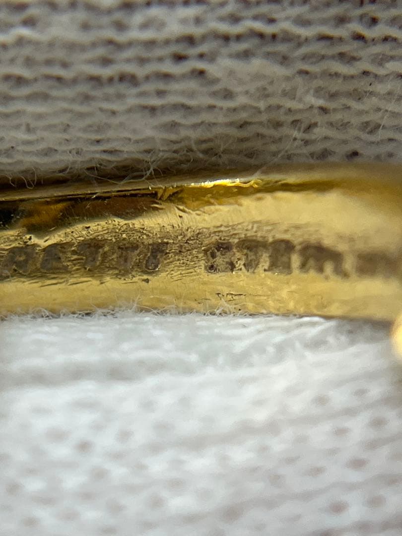 TIFFANY&CO.ティファニー　オープンハート　リング9.5号　ヴィンテージ