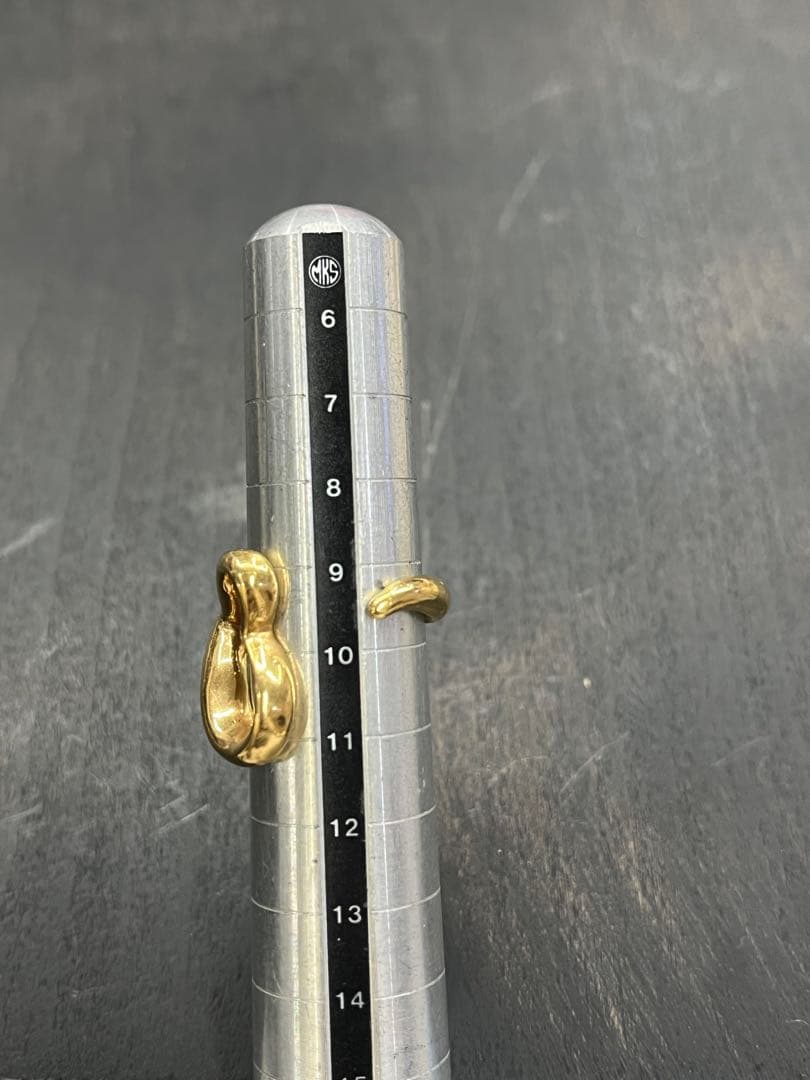 TIFFANY&CO.ティファニー　オープンハート　リング9.5号　ヴィンテージ