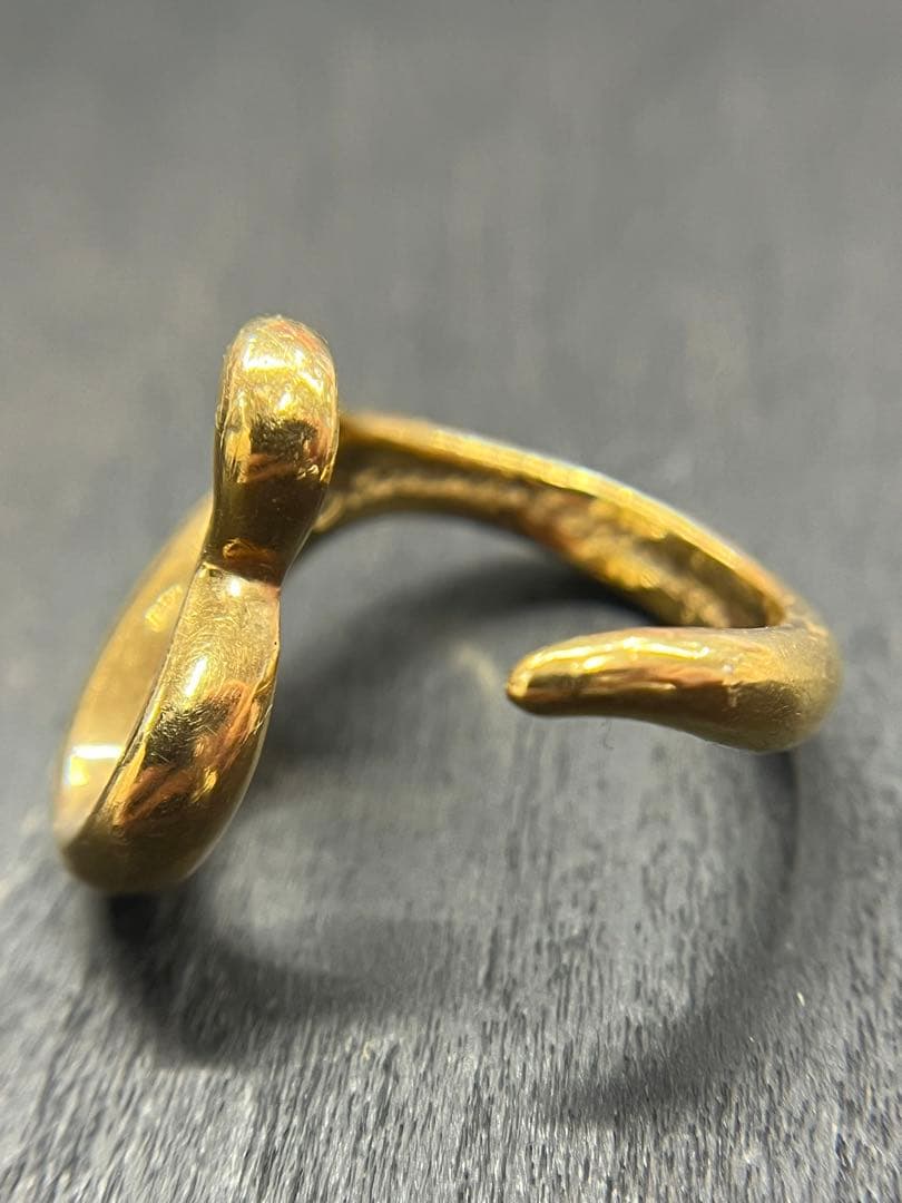 TIFFANY&CO.ティファニー　オープンハート　リング9.5号　ヴィンテージ