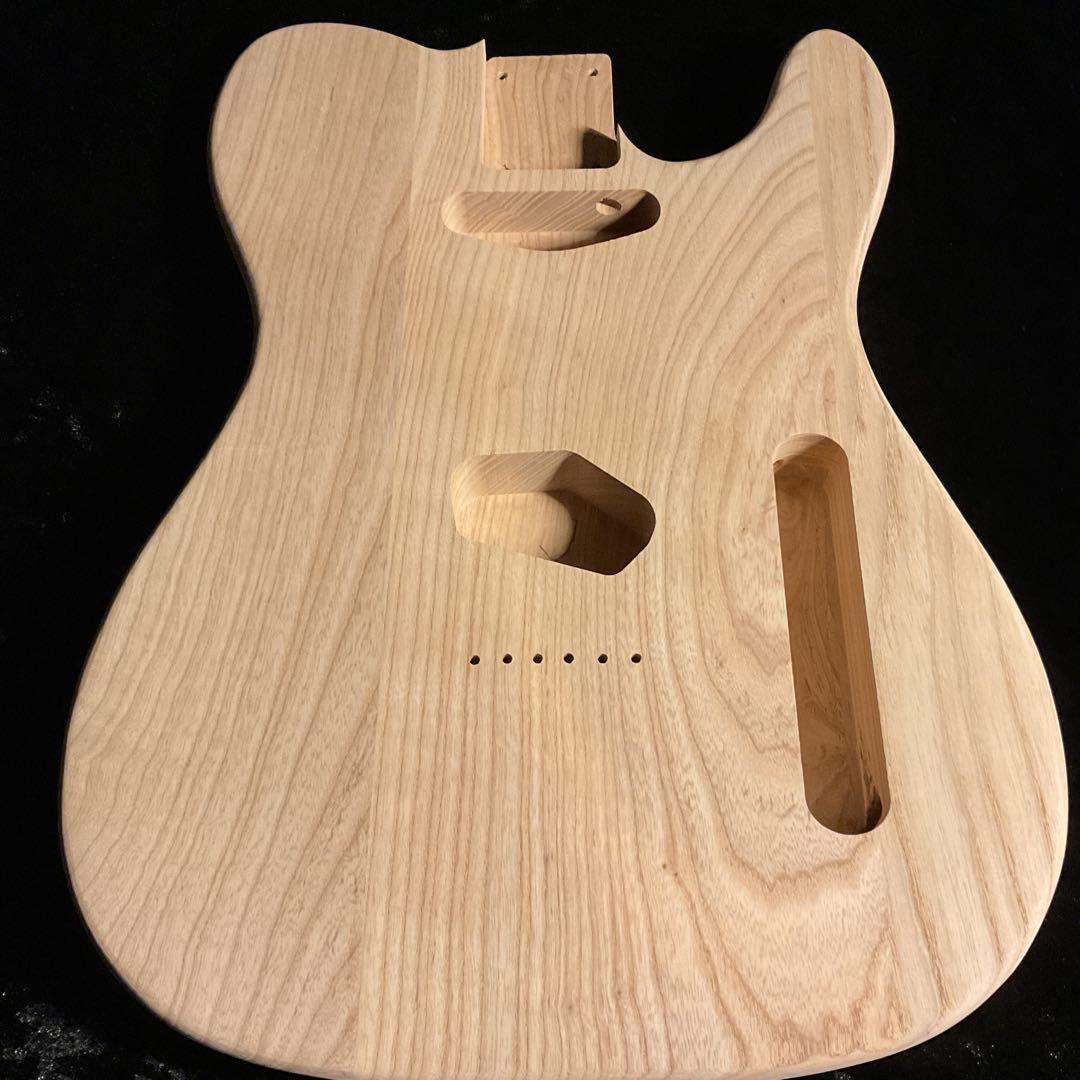 カナダ産アッシュ材　エレキギター　テレキャスター　ボディ　アッシュ
