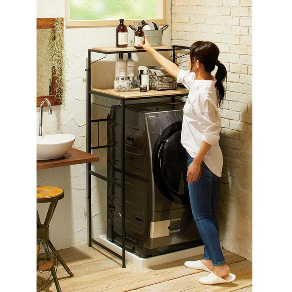 洗濯機ラック ランドリーラック ディノス
