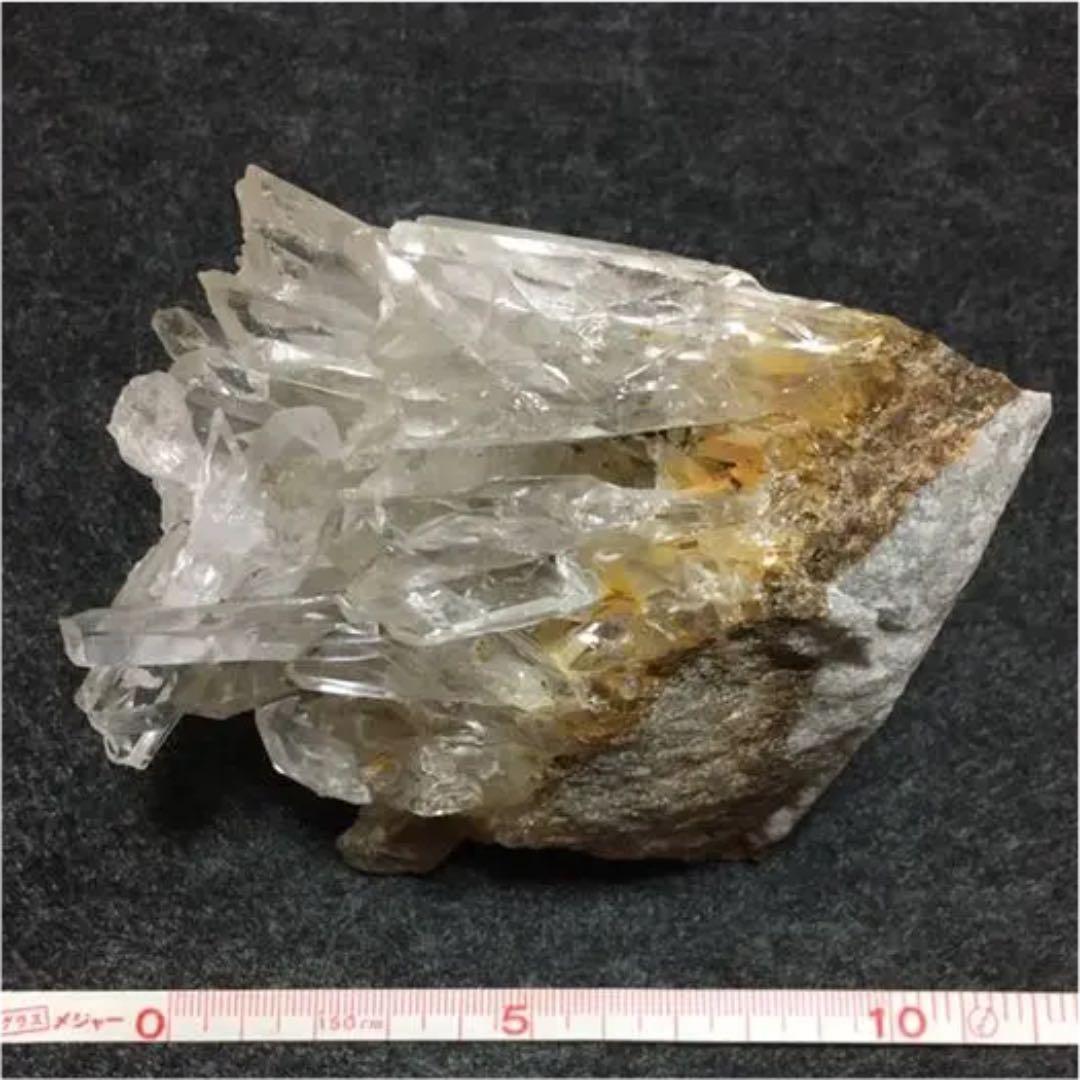 ヒマラヤ水晶　クラスター　原石　黄身