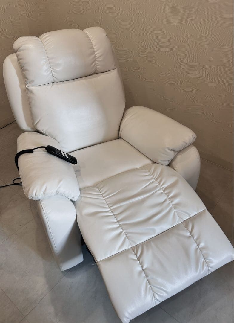 電動ラウンジチェア SHIFFON（シフォン） ホワイト