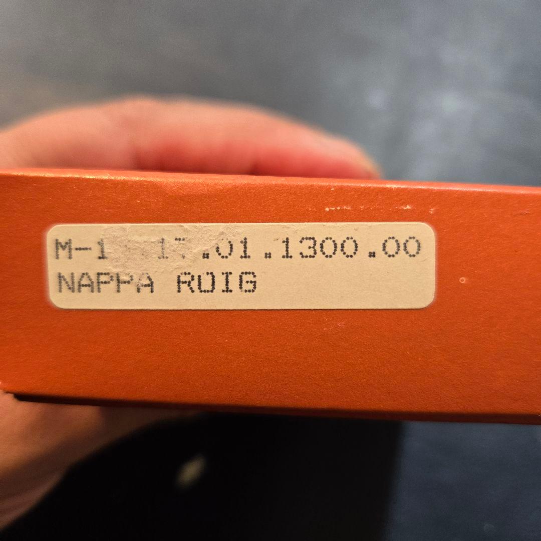 ロエベ LOEWE ケース ラウンドファスナー アナグラム レッド 未使用