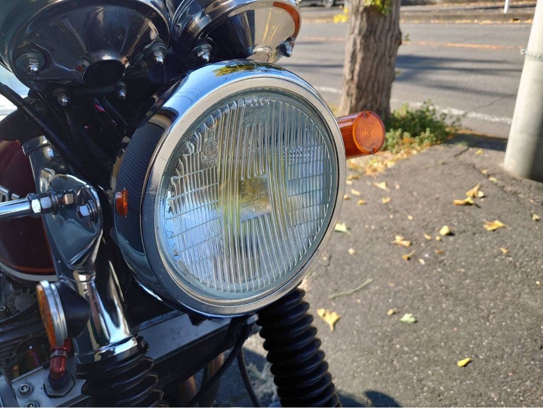 当時物シビエスーパーオスカー凹みレンズ付きヘッドライトASSYマーシャル