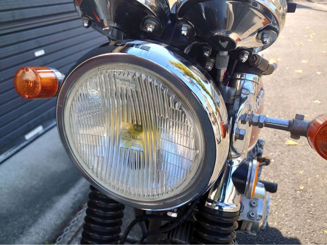 当時物シビエスーパーオスカー凹みレンズ付きヘッドライトASSYマーシャル