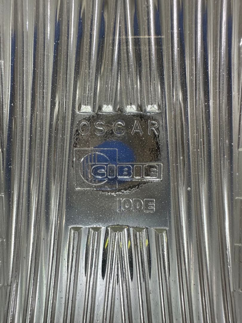 当時物シビエスーパーオスカー凹みレンズ付きヘッドライトASSYマーシャル