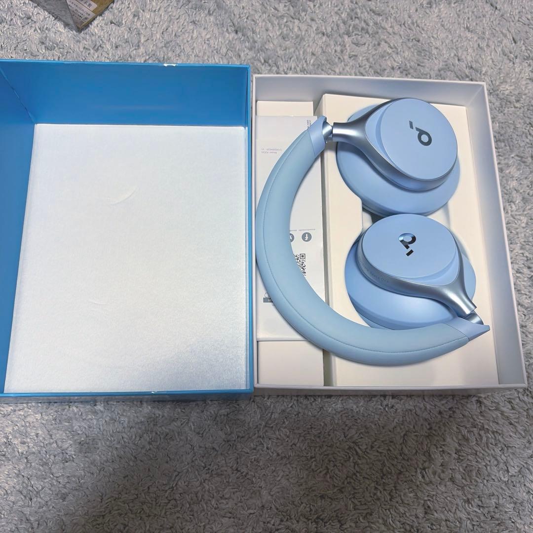 soundcore Space One ワイヤレスヘッドホン ブルー