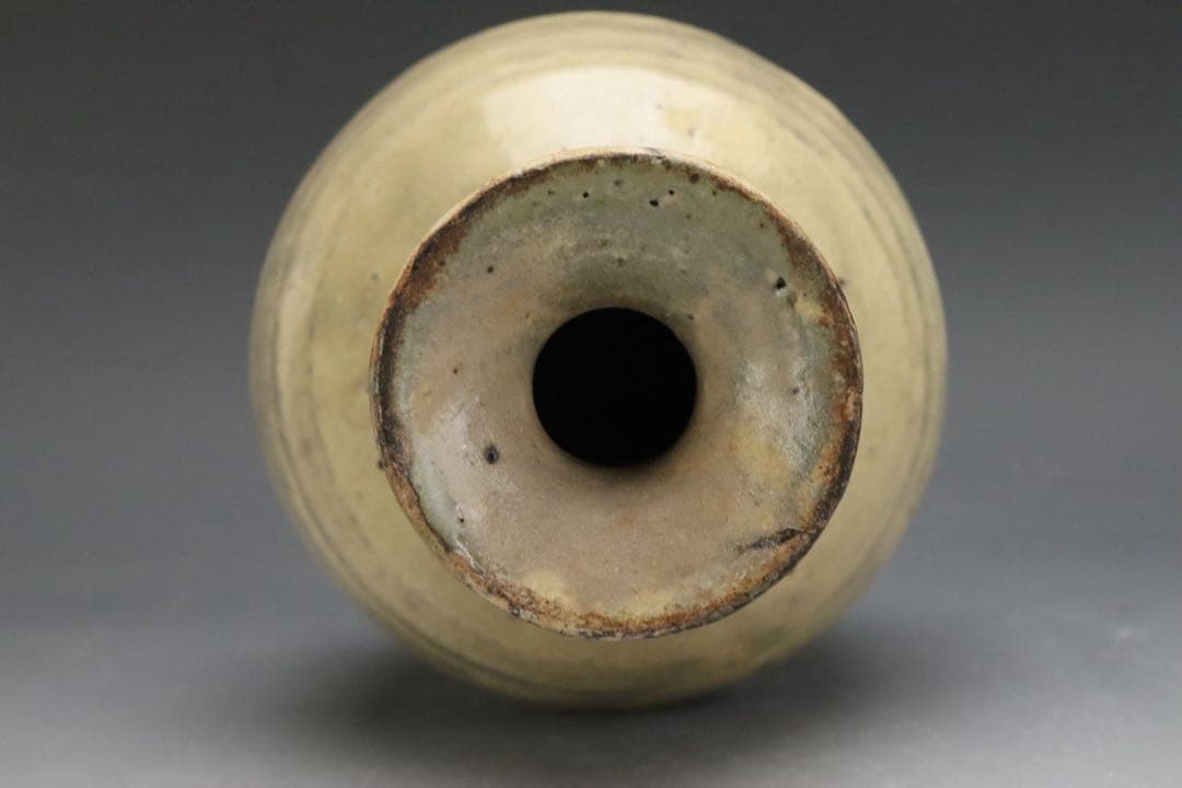 本物保証 北大路魯山人 鶏龍山土 粉吹手徳利 黒田陶々庵識箱