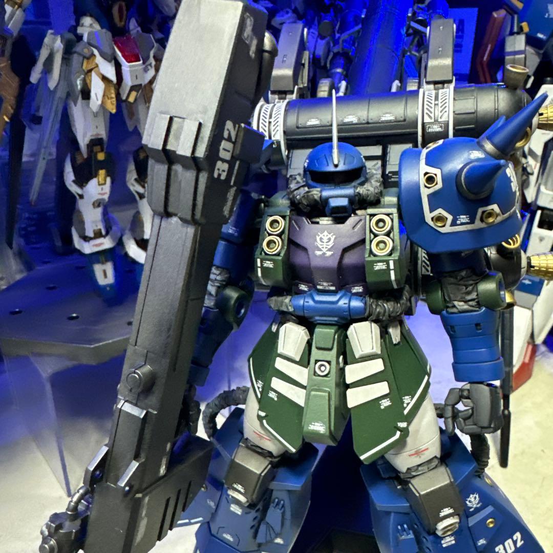 ガンダムサンダーボルト　MG サイコザク　アナベルガトー専用カラー　塗装完成品