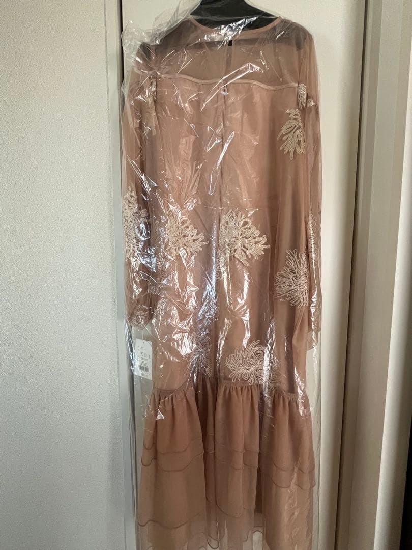 フリルドレスマタニティ結婚式二次会オケージョンドレス