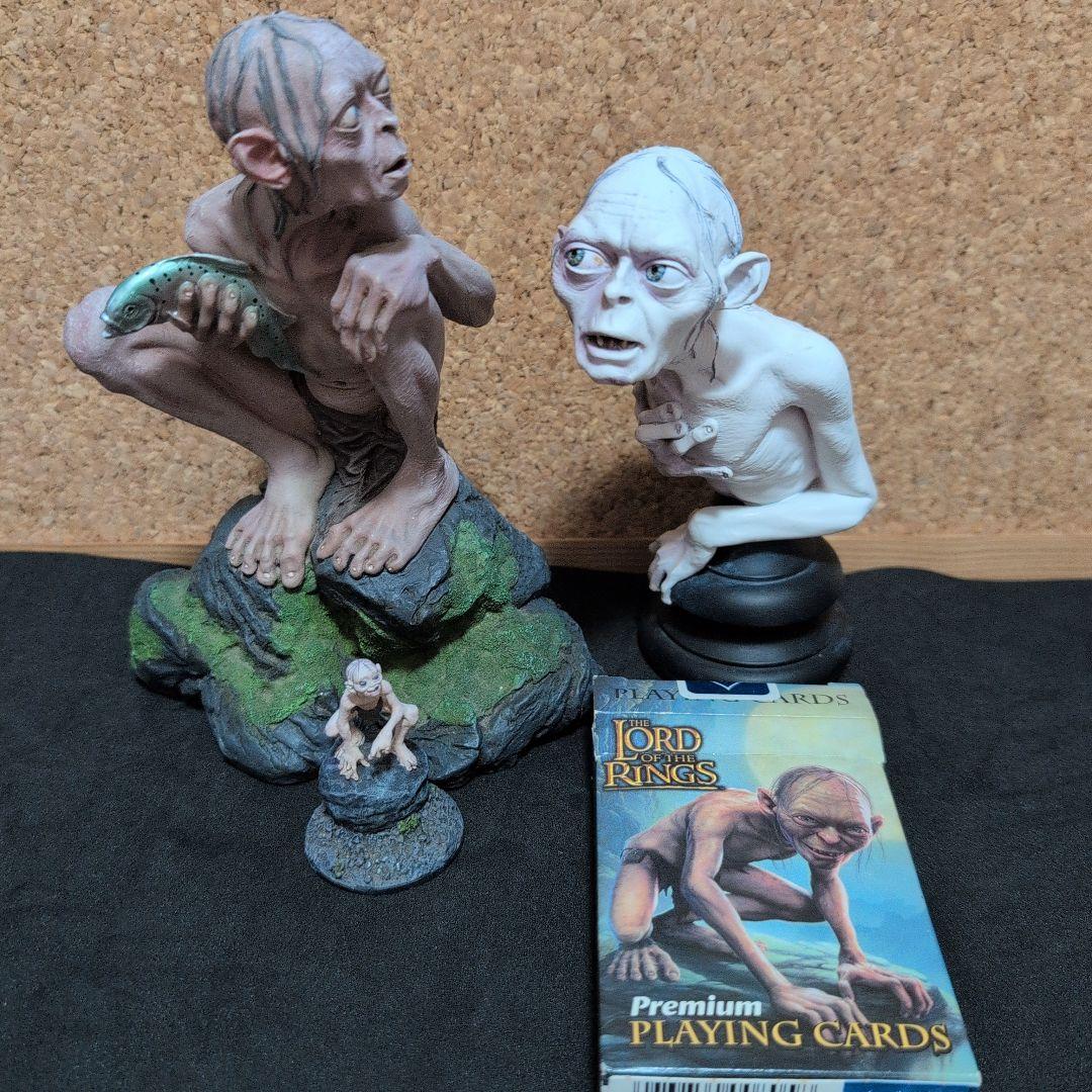 「ロ−ドオブザリング」ゴラム(スメアゴル)フィギュアセット＆トランプ