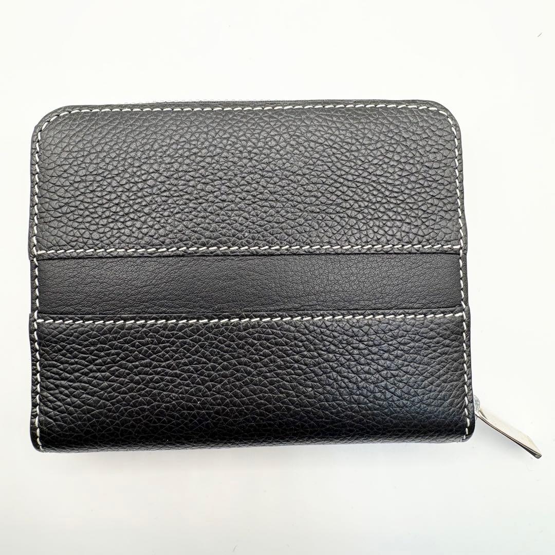 ★ほぼ未使用★J&M DAVIDSON★コンパクトウォレット★ブラック