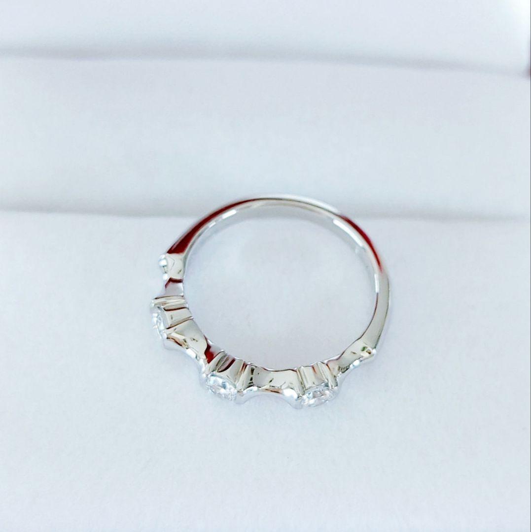 平和堂貿易 クイーンジュエリー Pt950 極上美 ダイヤモンドリング