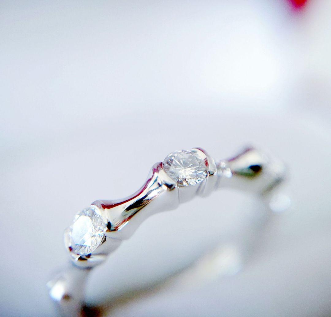 平和堂貿易 クイーンジュエリー Pt950 極上美 ダイヤモンドリング