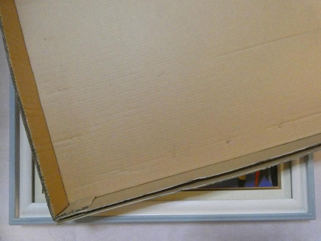 油絵　額付き　松本零士　M10 【　風景、人物　】手描き