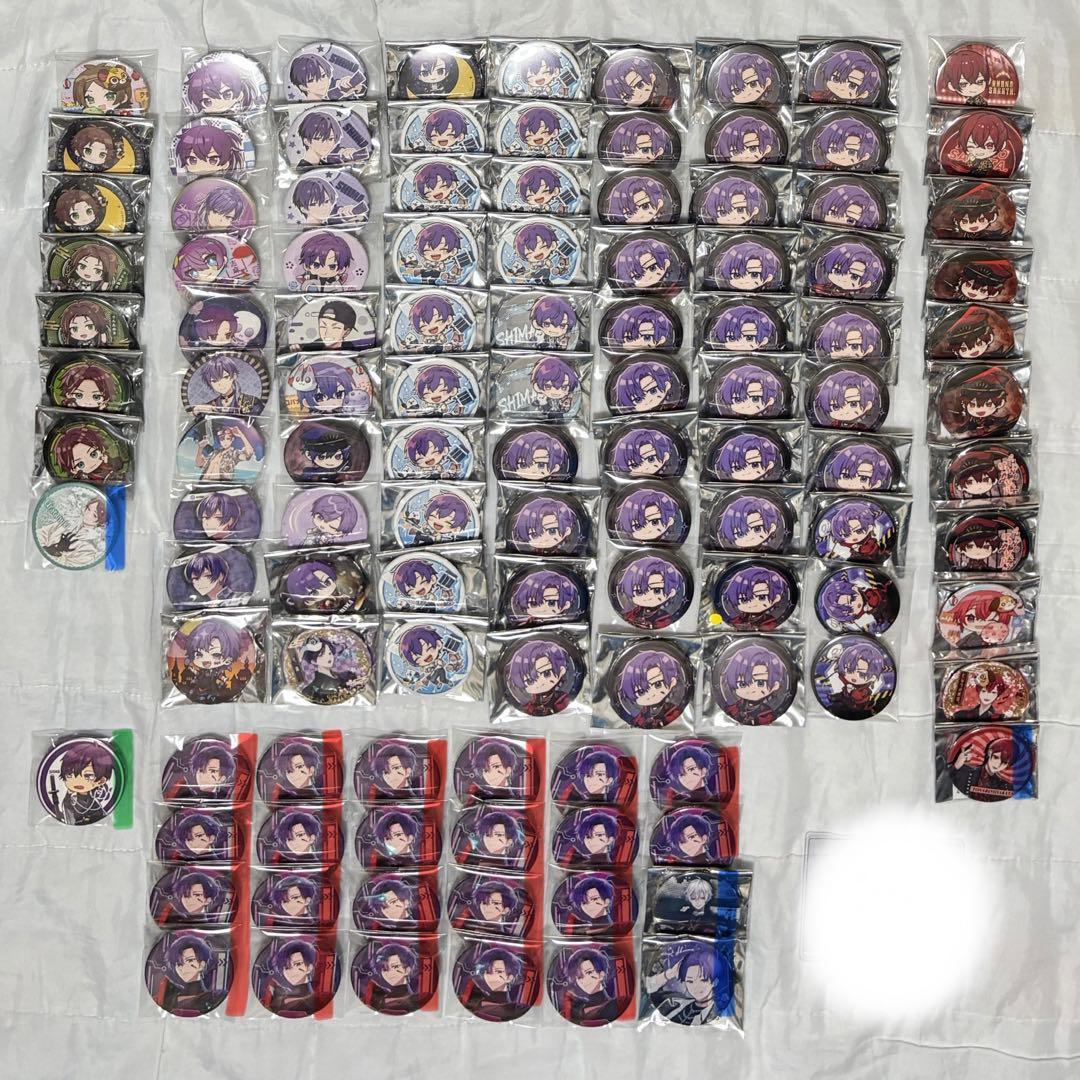 浦島坂田船缶バッジ141点まとめ売り