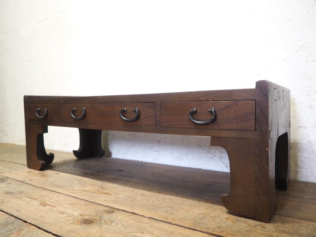 1199 アンティーク　文机　ローテーブル　座卓　ちゃぶ台 レトロ　展示台　花台