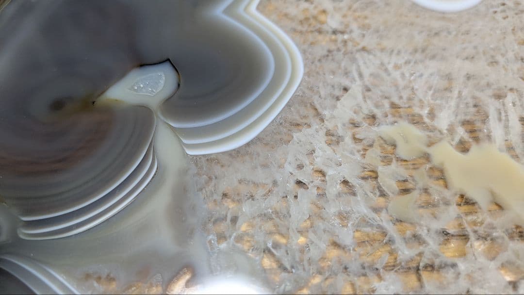 特大サイズ　瑪瑙　アゲート　ジオード　スライス 鑑賞石　希少