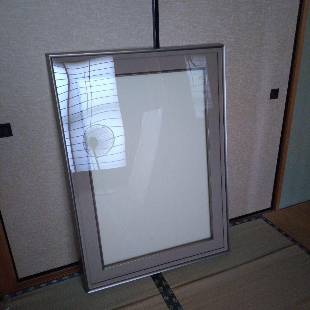シルバー 油絵額縁 M30 シンプルデザイン①
