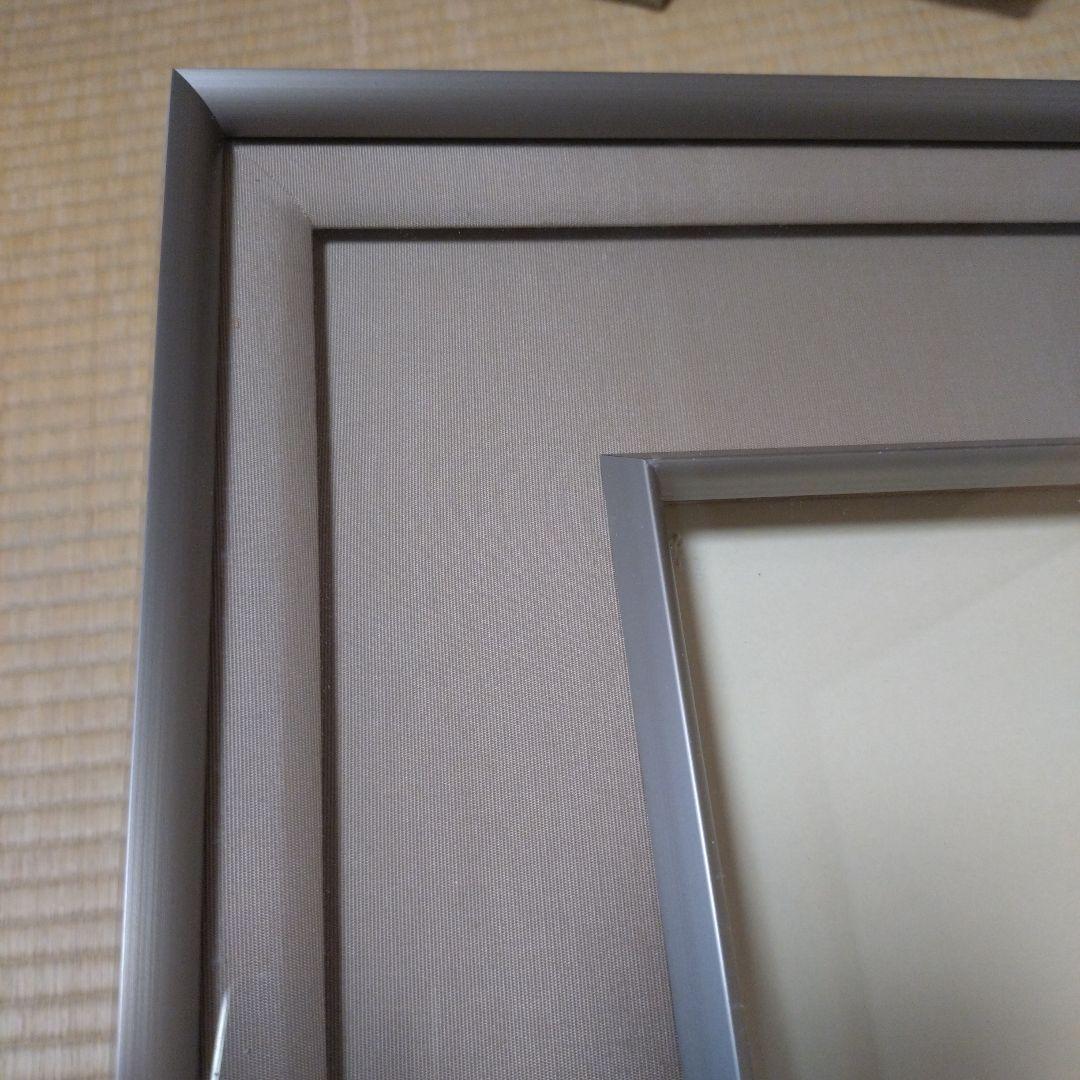 シルバー 油絵額縁 M30 シンプルデザイン①